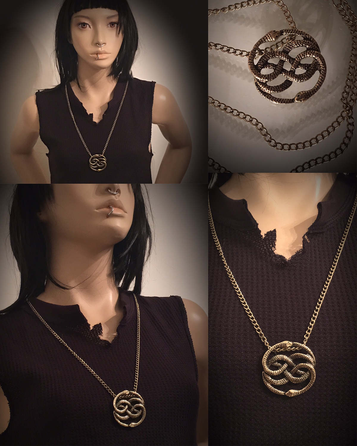 Auryn Necklace | Neverending Story Necklace | 80's Fantasy Pendant –  Enchanted Leaves