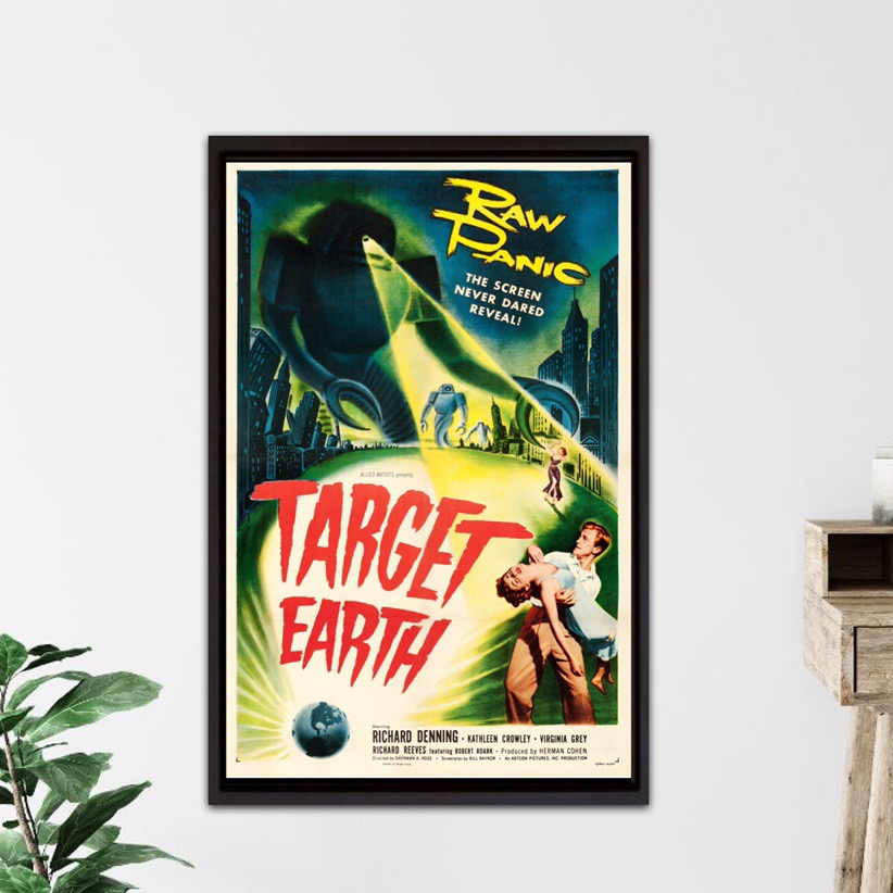 Target Earth Poster Dizaster In A Halo